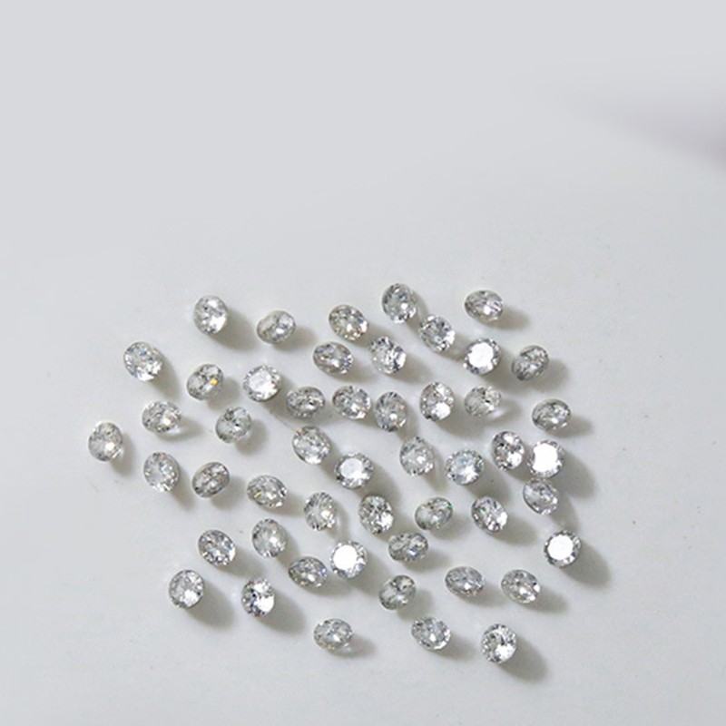 50Pcs Nail Charm Decals Round Crystal Nail Stickers Nail Art Rhinestones Charms