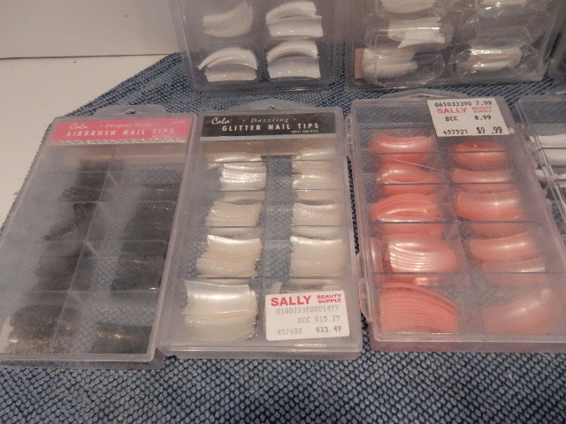 Cala Airbrush Nail Tips & Unknown Brand Name Lot
