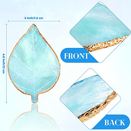 21 Pieces Nail Art Tools Kit, Resin Nail Art Palette Leaf Shape Mixing Palette