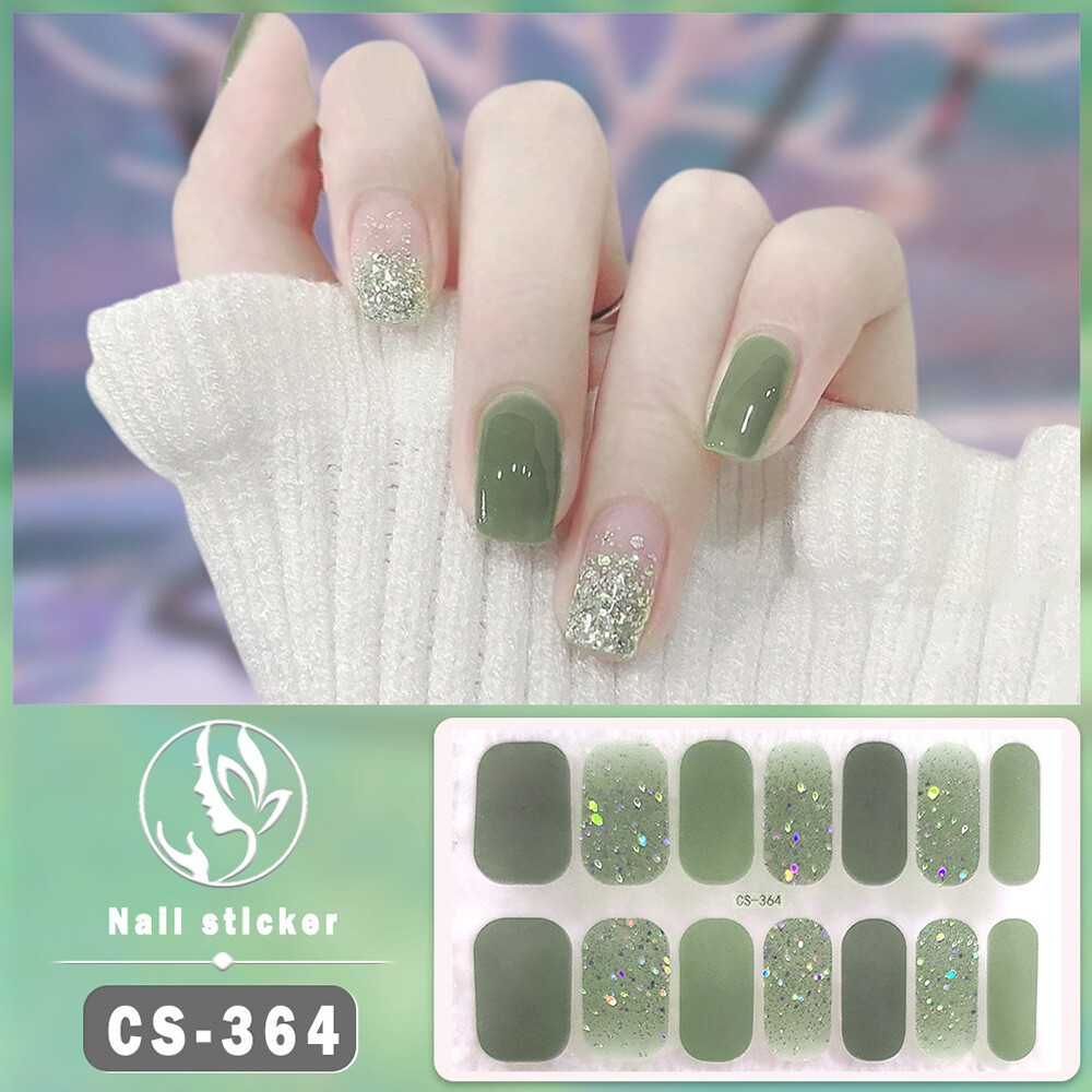 Nail Art Stickers Self-Adhesive DIY Stylish Nail Wraps Full Cover Stickers