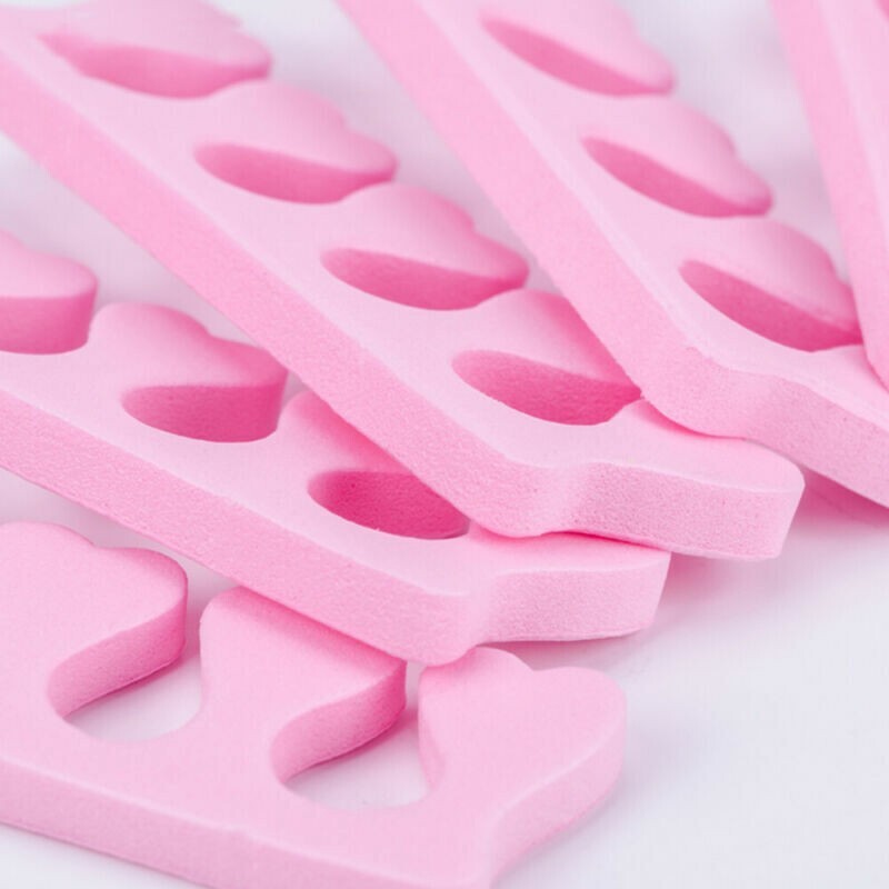 100pc Soft Foam Sponge Toe Separators Finger Dividers Nail Art Manicure Pedicure