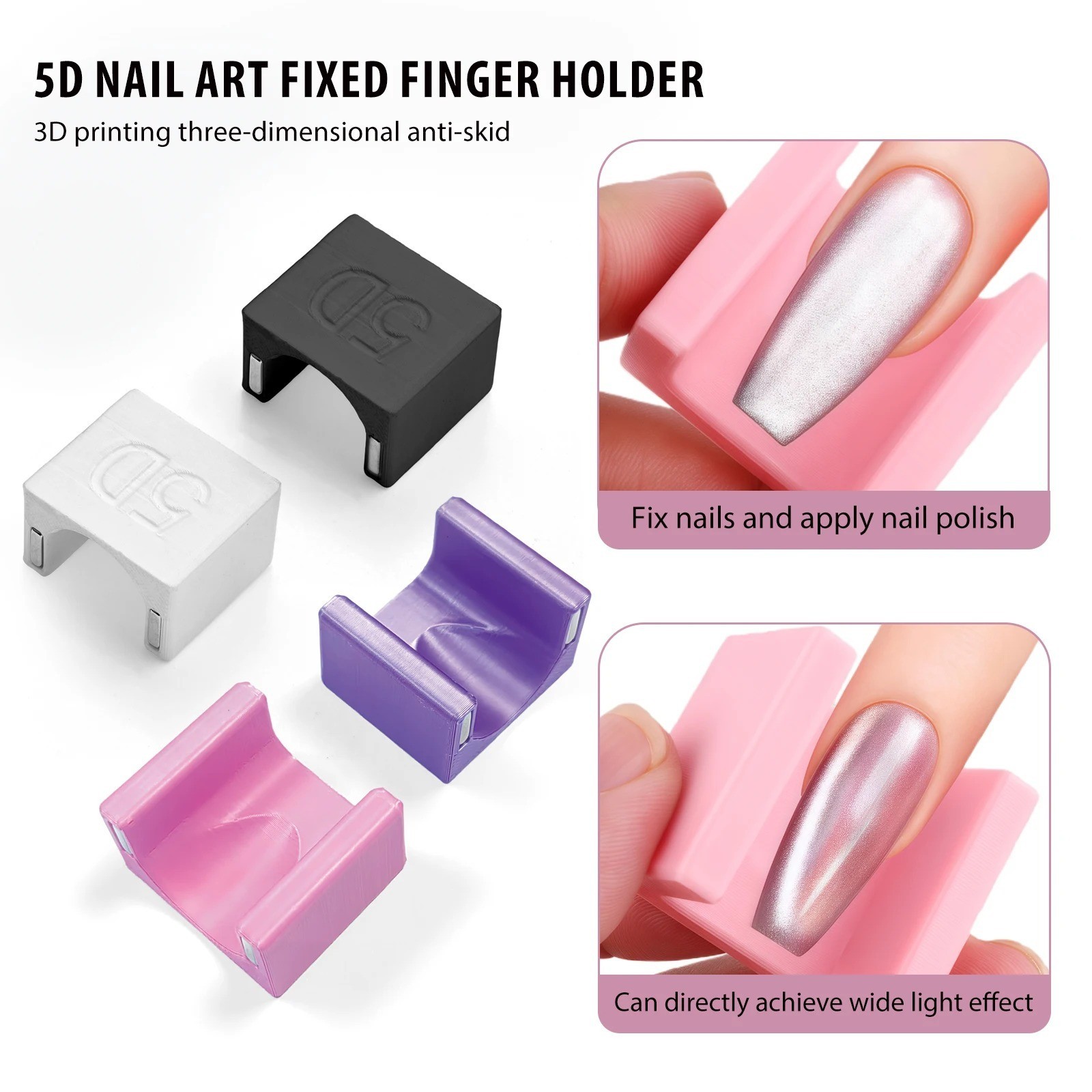 1PC U-Shaped Cat Eye Nail Art Magnet Tool
