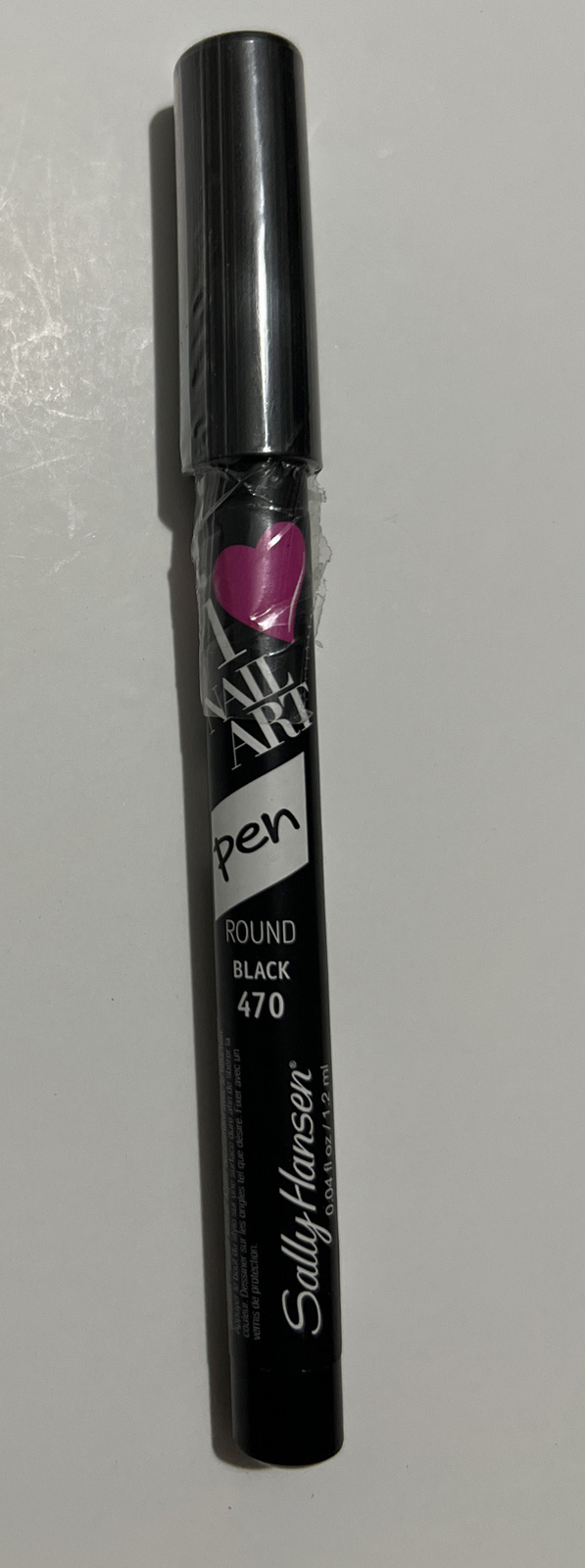 Sally Hansen I Heart Nail Art-Round I Love Nail Art Round Stylo Pen 470 Black