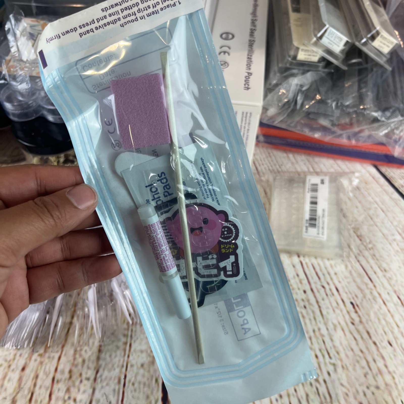 False Nail Tech Supplies Salon Liquidation Lot Technician File Buff Tool 10lb