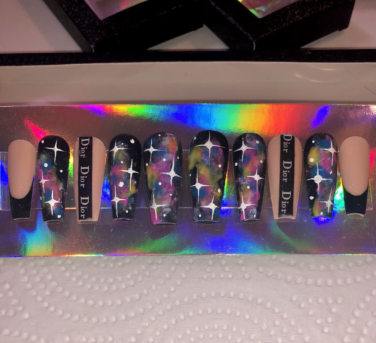Galaxy Nail Set Press On Nails