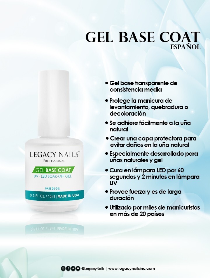 GEL BASE COAT – LEGACY NAILS