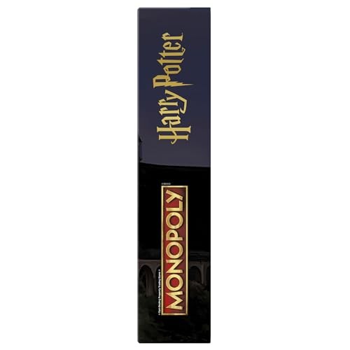 Hasbro Gaming Monopoly Harry Potter 29.2 x x 0.1 cm, Blue and Yellow