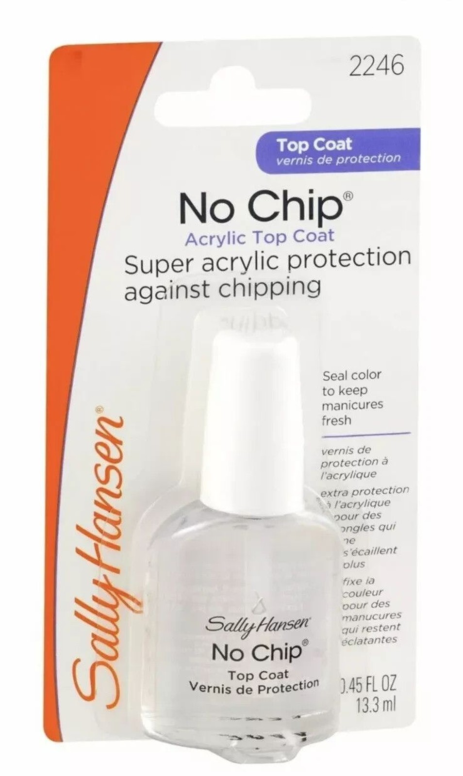 SALLY HANSEN No Chip Super Acrylic Protection (0.45 fl oz / 13.3 ml) – NEW!!!