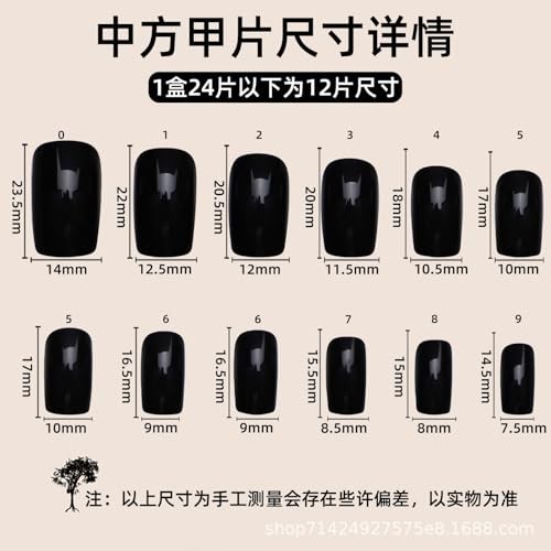 White French Tip Press on Nails 3d Flower Fake Nails with Design Short Square