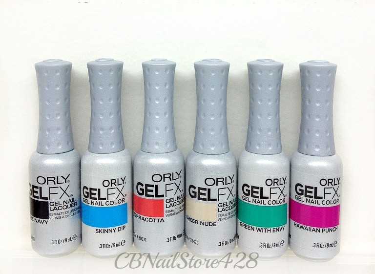 ORLY GelFX -Gel Nail Lacquer – Set of Any 6 Colors x 0.3 fl.oz