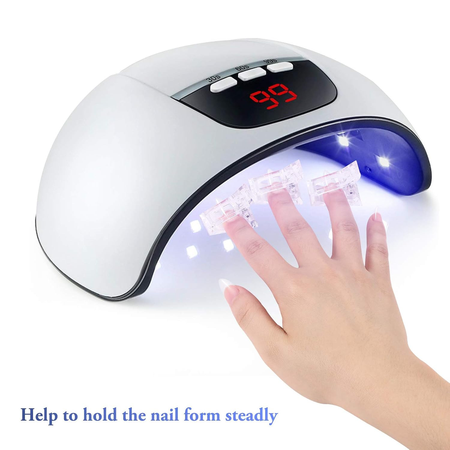 Dual Nail Forms Set 120Pcs Stiletto Gel Nail Molds 100PCS Nail Art Extension Gui