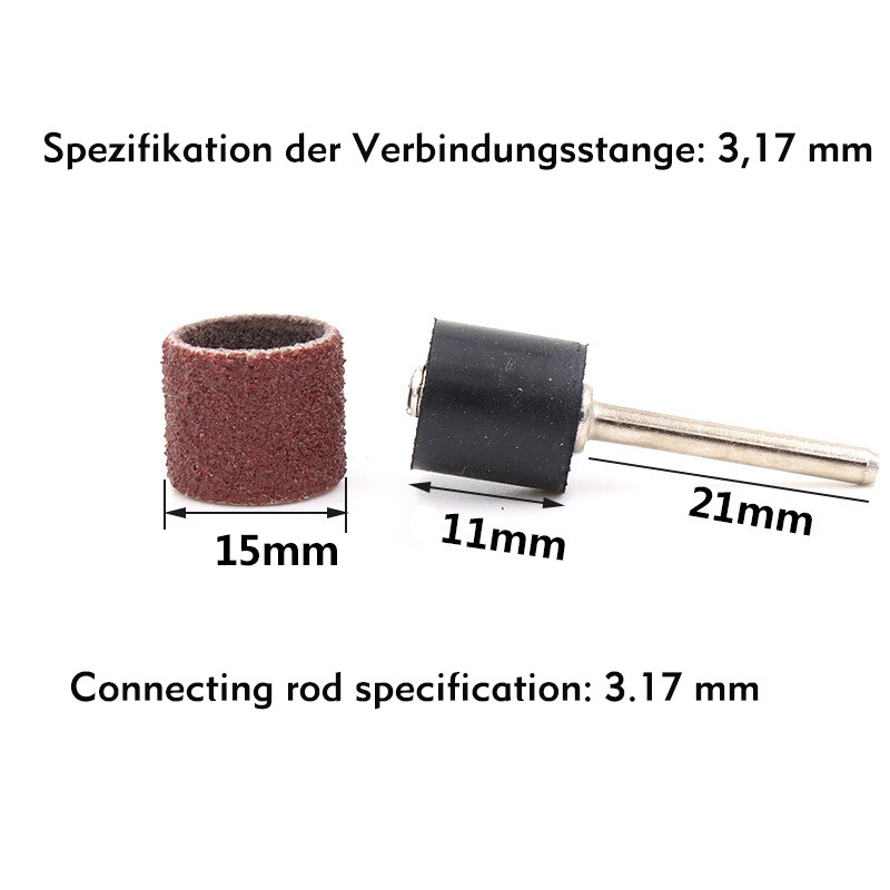 Nail Drill Bits Sanding Bands Replacement Bits For Electric Nail File Drill