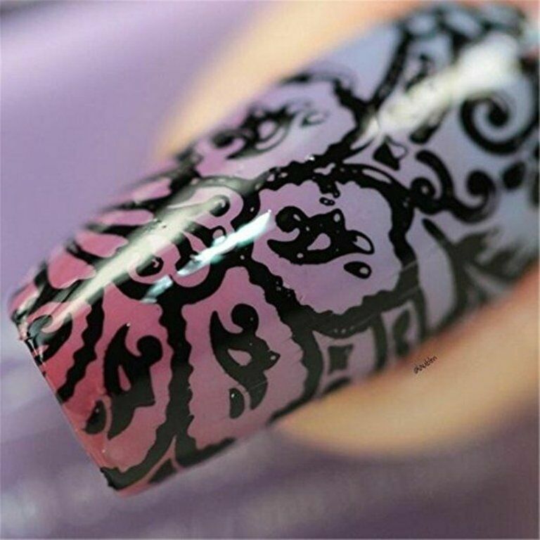 Nail Art Stamp Template Eyes Image Stamping Plate NEW DIY Manicure ND102