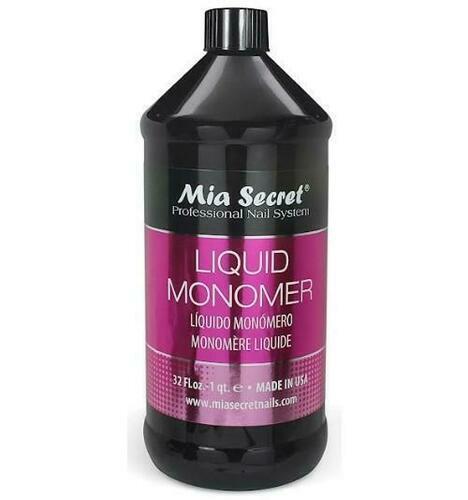 Mia Secret Liquid Monomer 32 oz and Clear Powder 1 oz