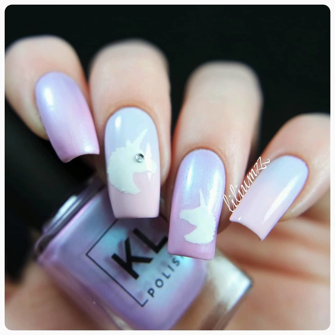 Unicorn Head Stencils for Nails, Nail Stickers, Nail Art, Nail Vinyls