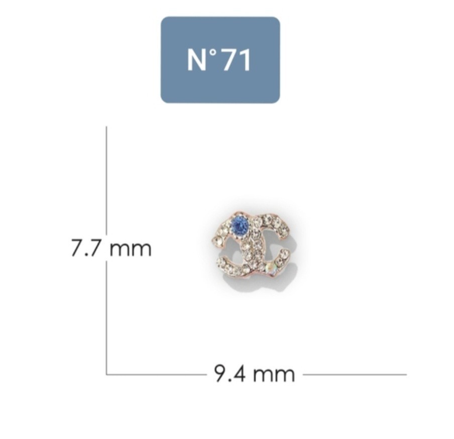 NAIL ART DESIGN 5-pc NAIL BLING SET: N°71!