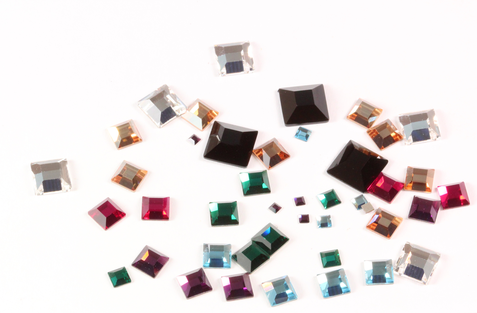 Superior PRIMERO 2400 Square Flat Backs No Hotfix Crystals * Many Colors