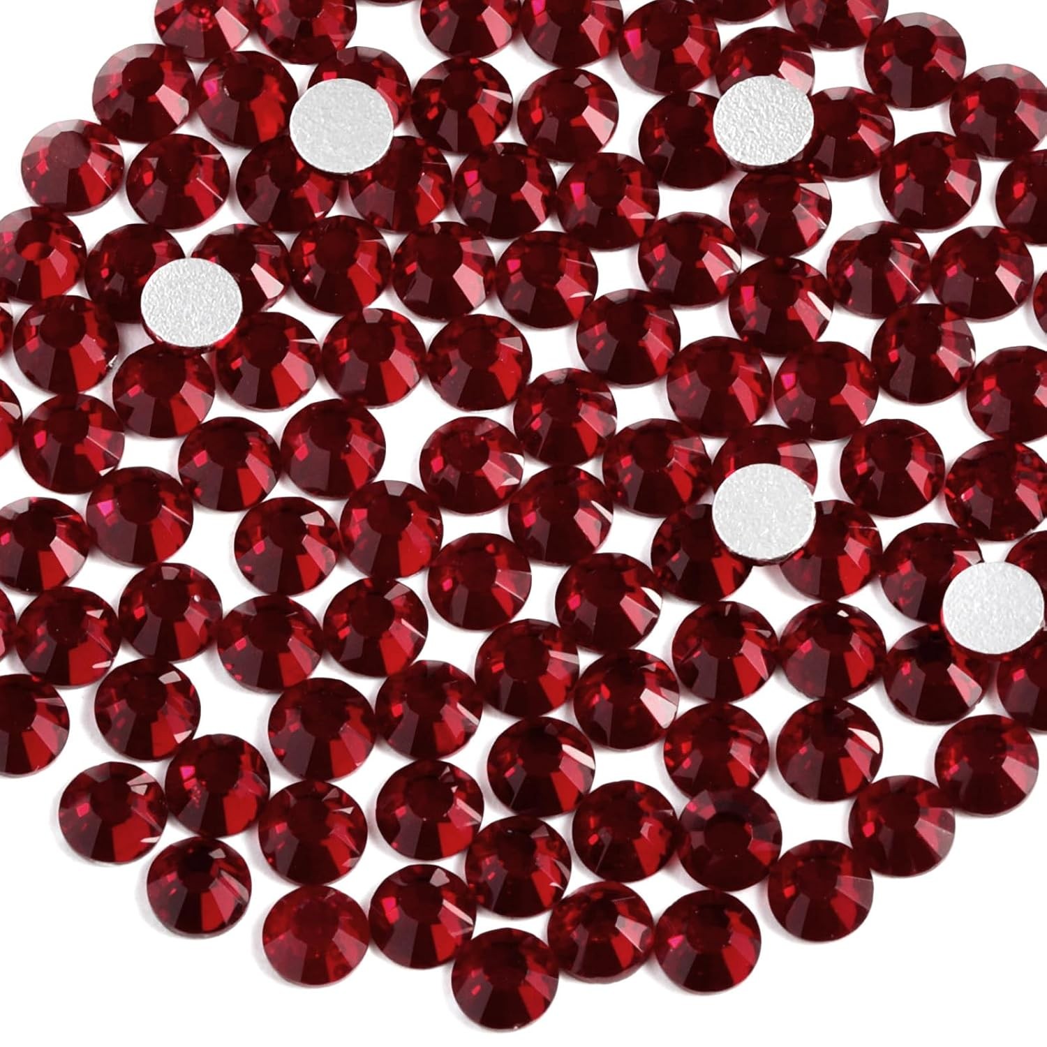 Crystal AB Flat Back Round Rhinestones 144pcs SS50 Nail Art Craft Supplies