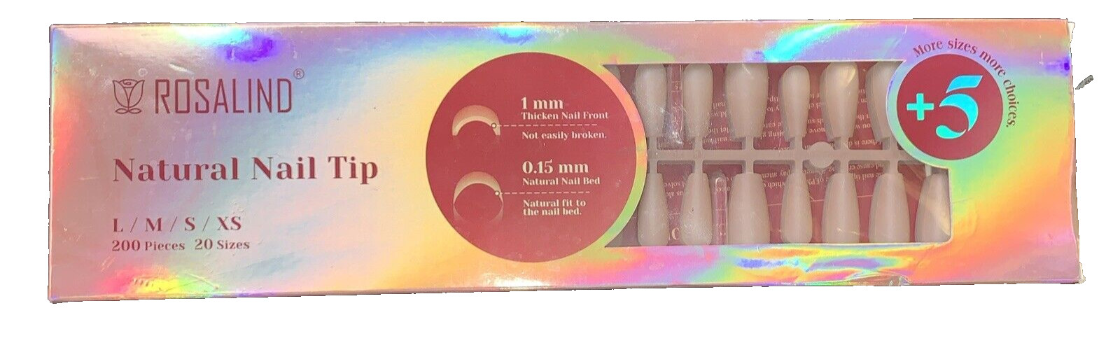 Deep Nude Coffin Nail Tips, 200 PCS Natural Brown Brown Nude Coffin Nail Tips