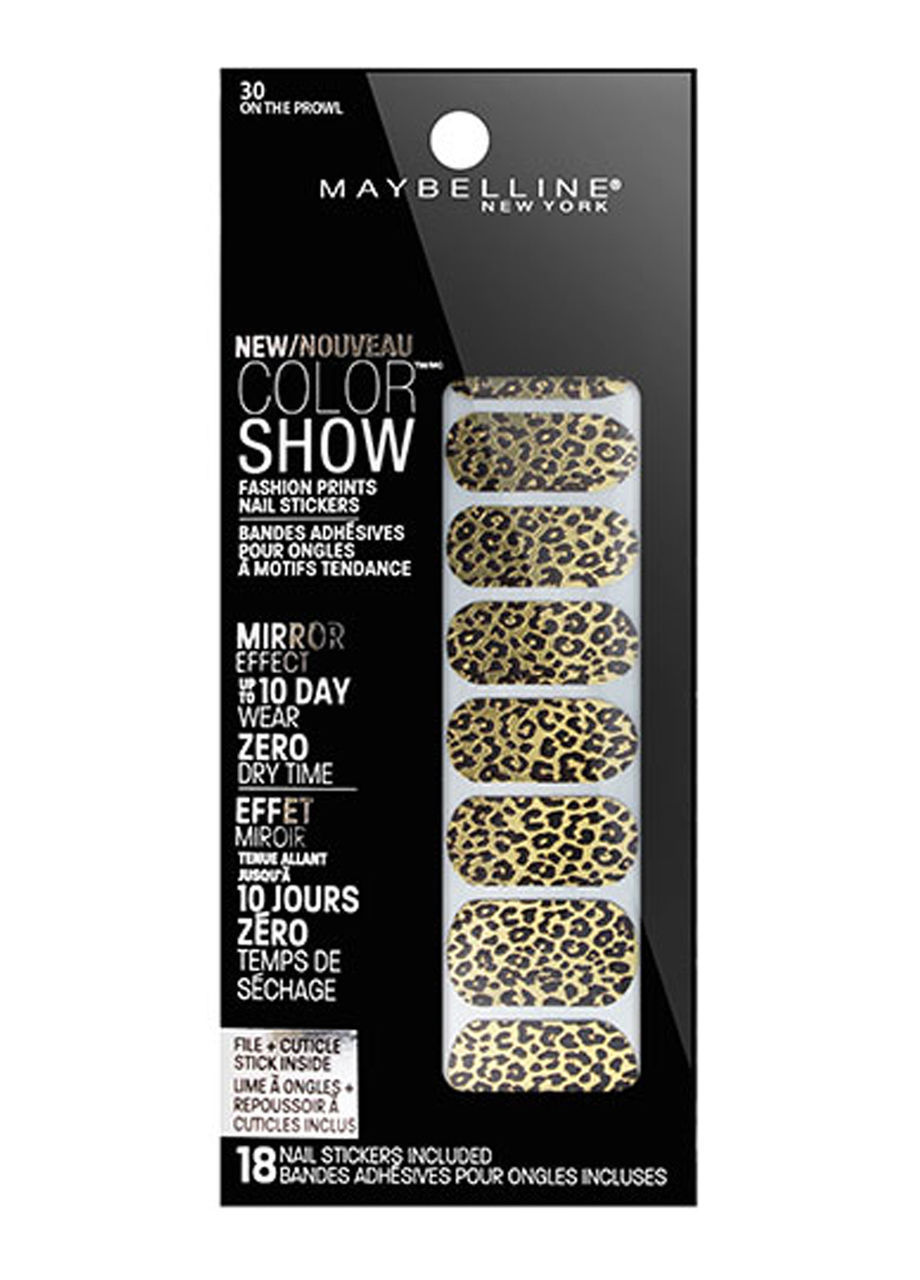 Maybelline Color Show Fashion Prints Nail Stickers Nail Stickers – 2 pk of 18