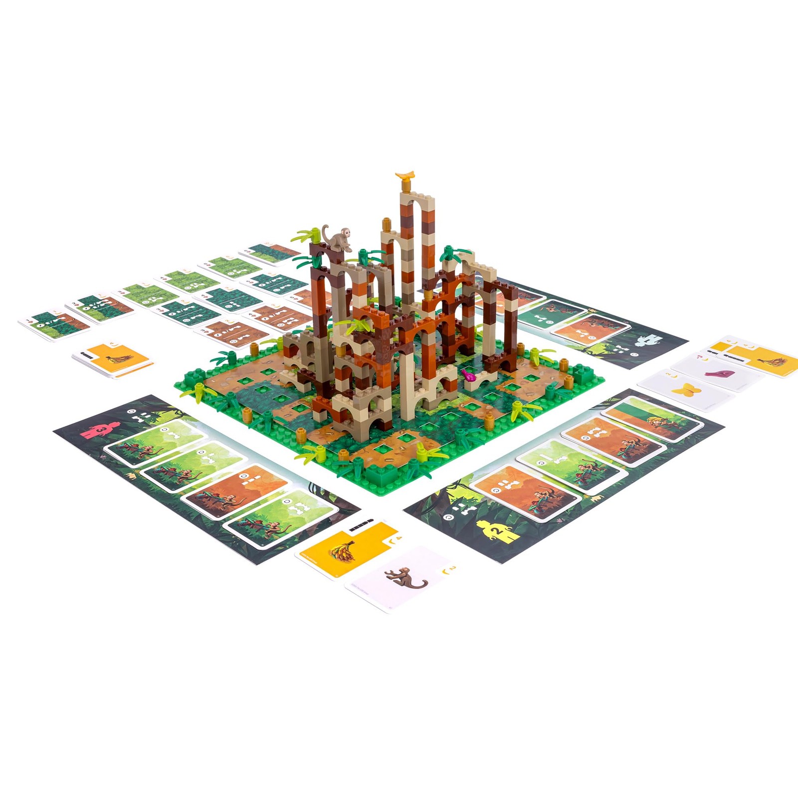 Dotted Games Monkey Palace: A Lego 10.55 x x 0.1 inches, Multicolor
