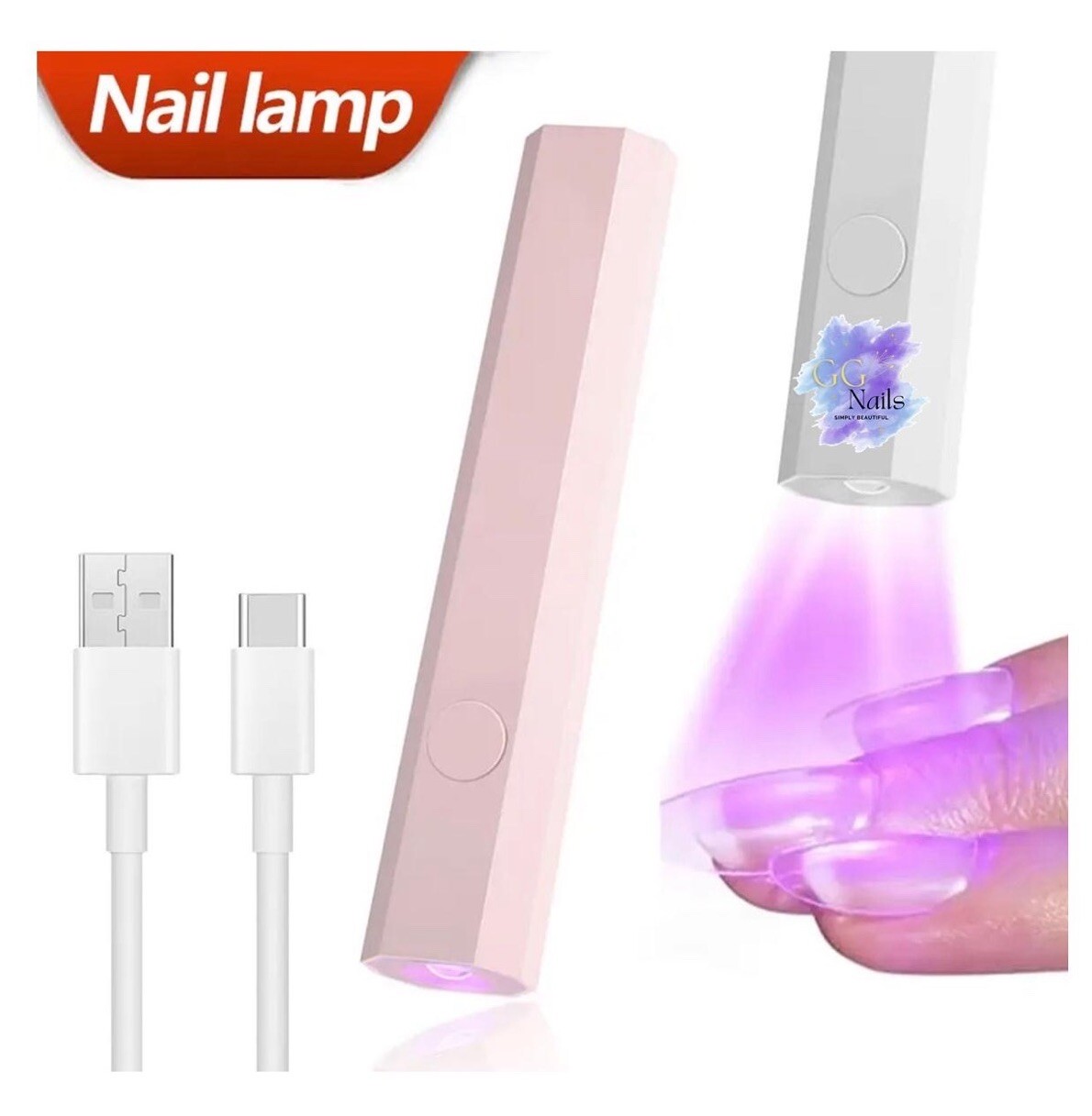 3W Nail UV Light Mini 💅🏼Nail Curing Lamp Small LED Nail Dryer Tools Portable .
