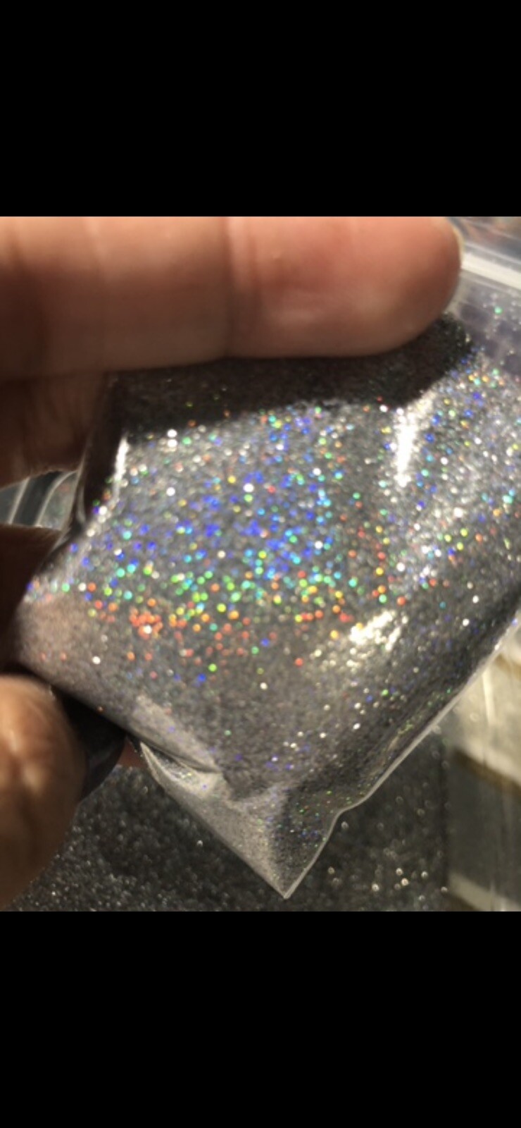 1 cup Holographic Extra Fine Glitter HOLO for nails, acrylic, crafts