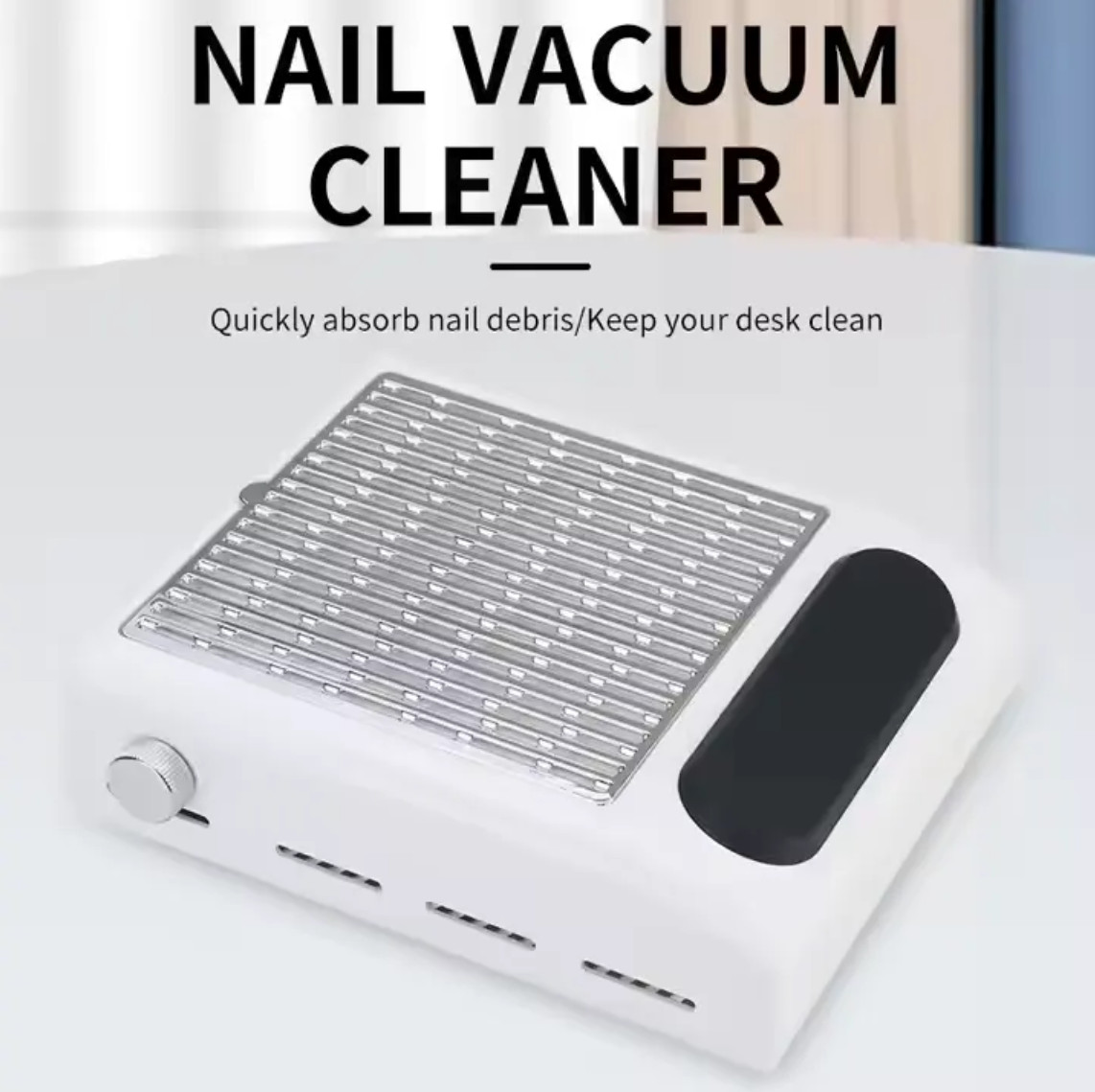 Salon Nail Art Suction Dust Collector Vacuum Fan Cleaner Manicure Machine 80W