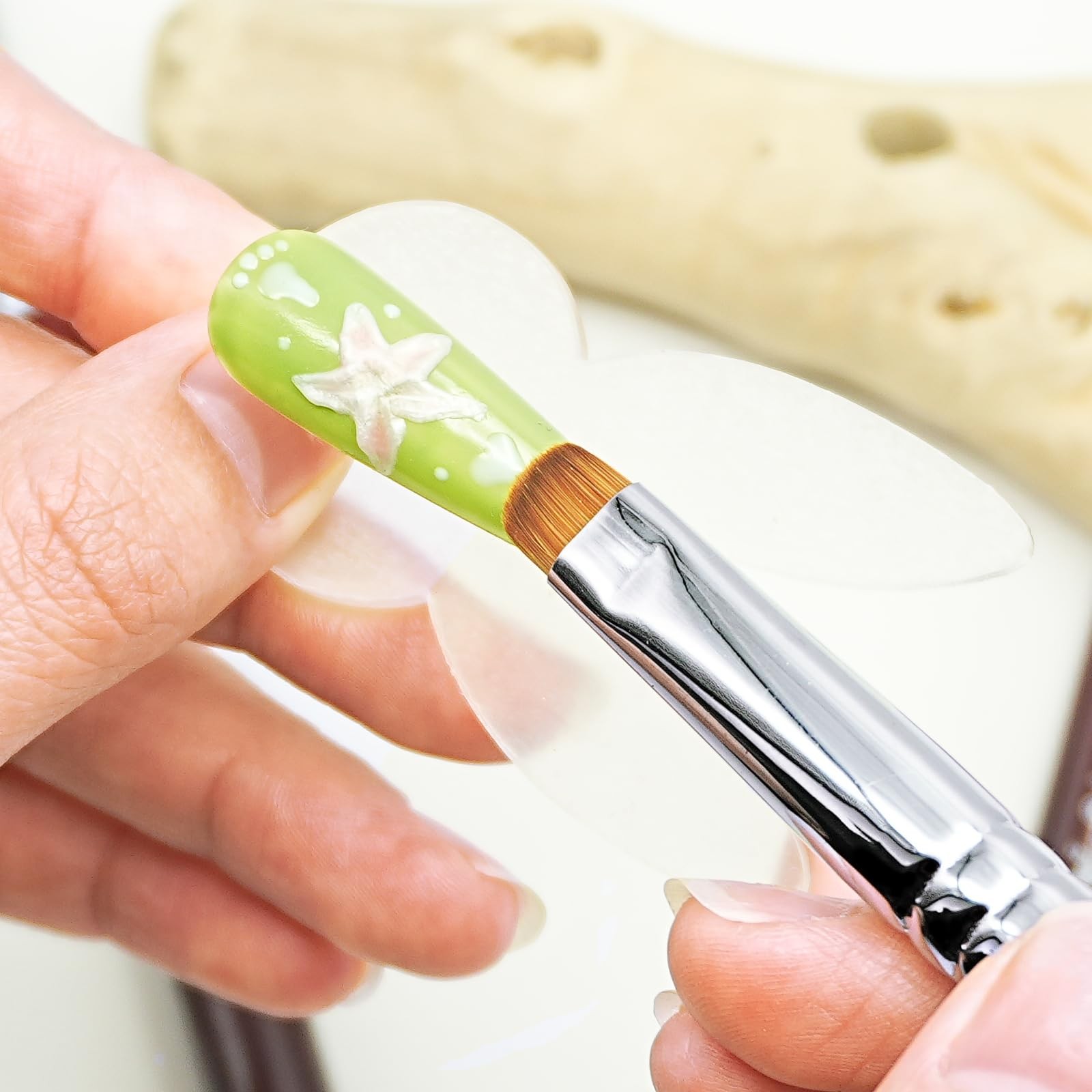 Acrylic French Manicure Brushes #10 #12 #14 #16 – Precision Tips for Nail Art