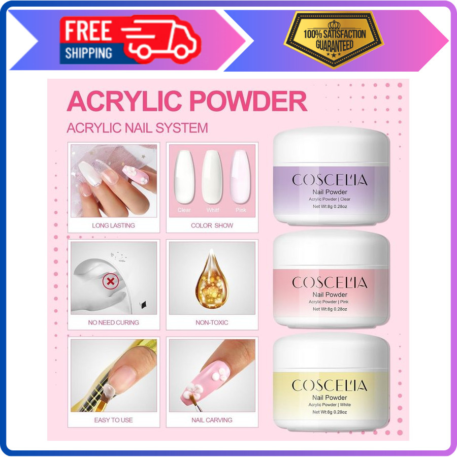 Acrylic Nail Kit for Beginners with Everything Nails Kit Acrylic Set with Drill