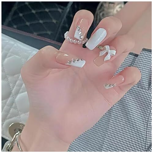 100 Pcs 3D Bow Nail Decoration Resin Bow Nail Rhinestones Bowknot for DIY