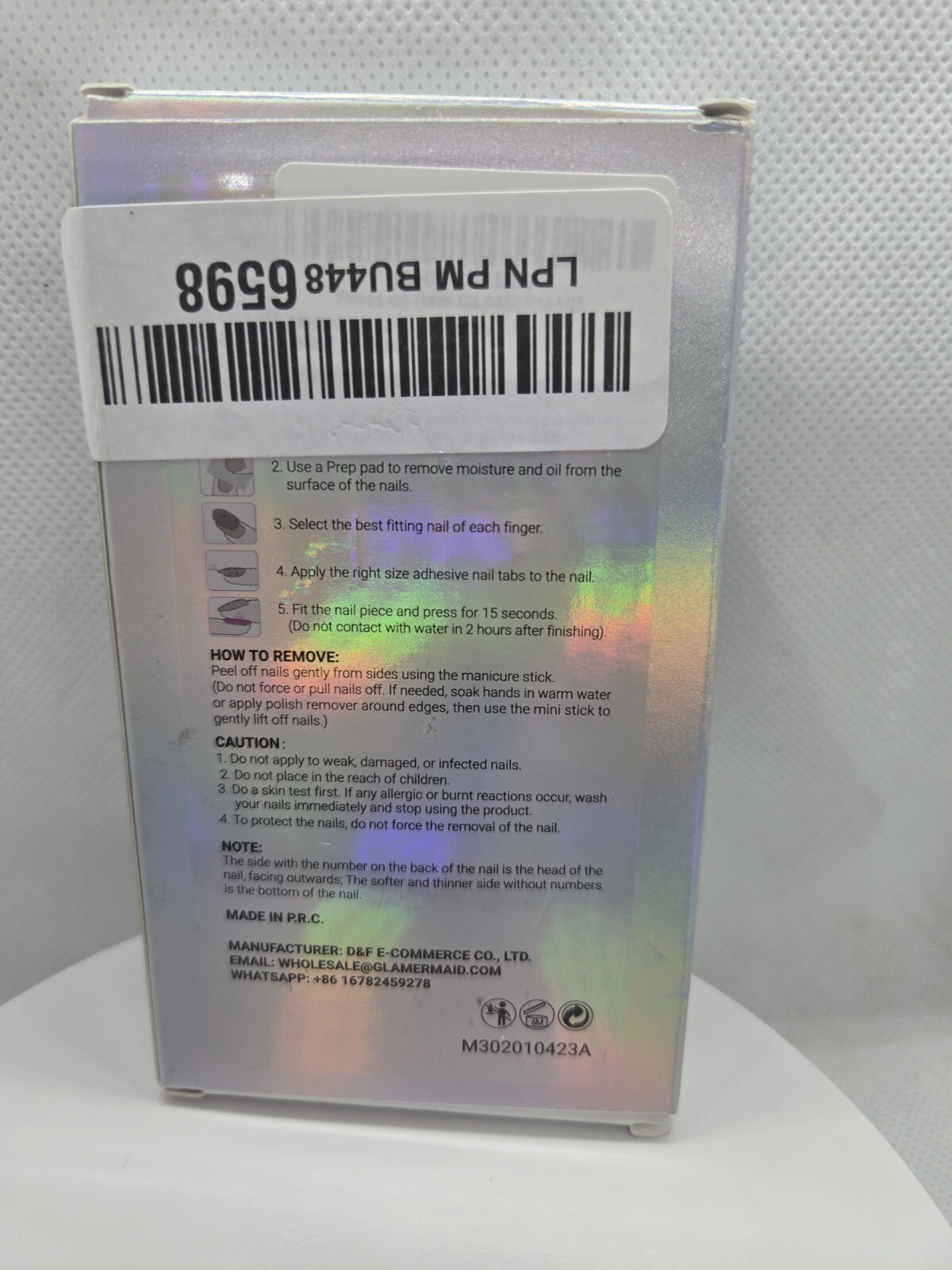 Press On Nails Lot 7 Sets Multiple Colors New!