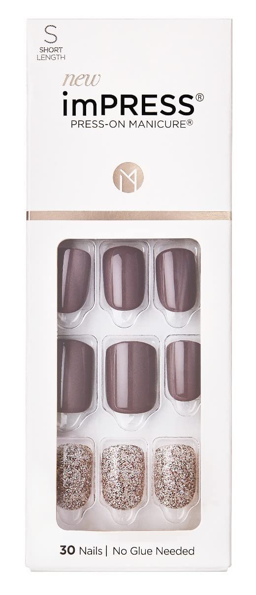 Kiss Impress Press-On-Manicure Kit 30 Count Flawless Short