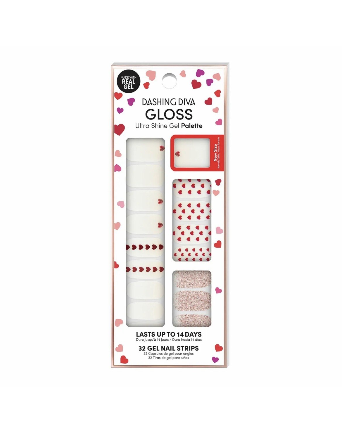 Dashing Diva Gloss Ultra Shine Gel Palette, GS203 Light Hearted