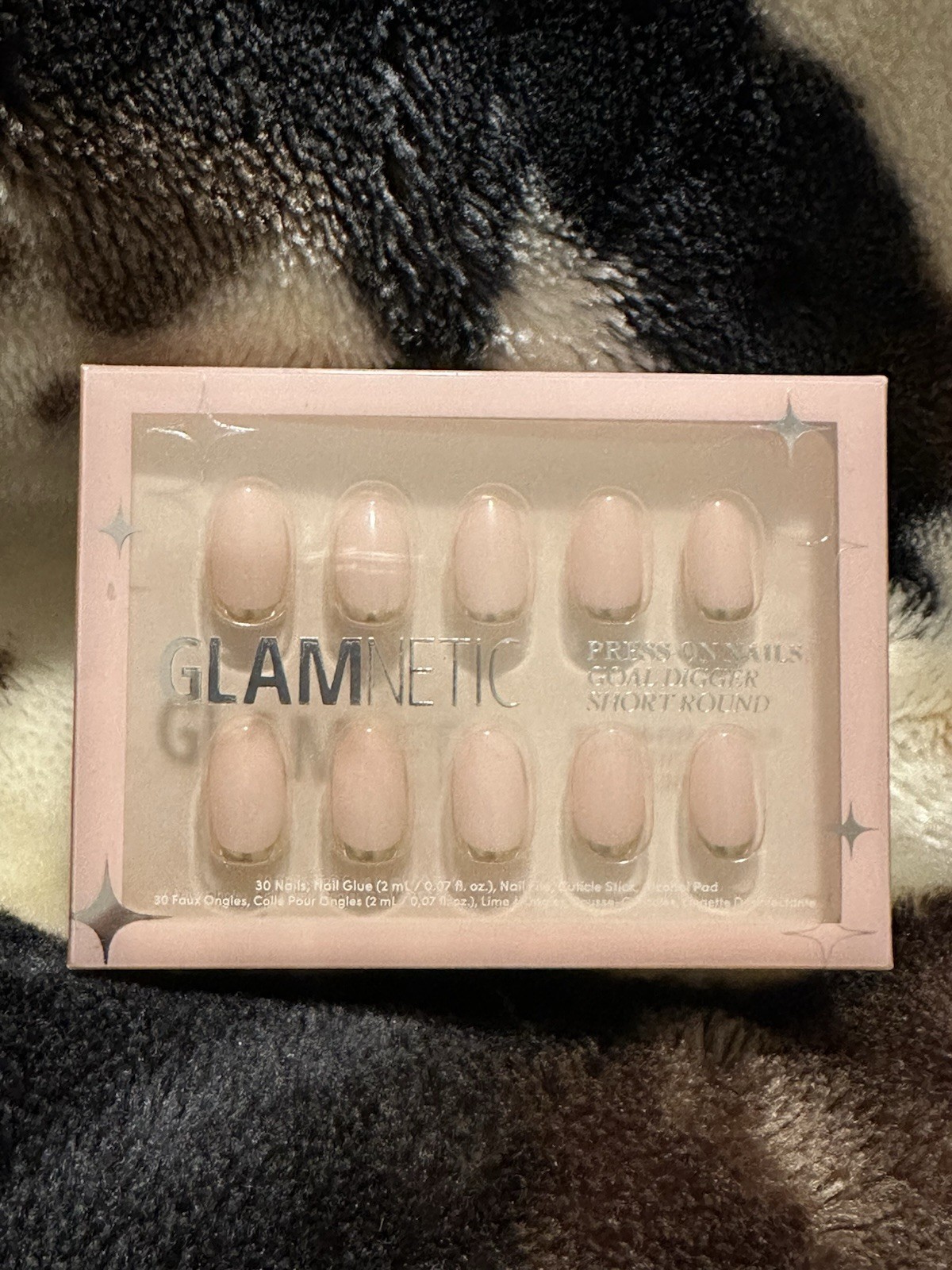 Glamnetic Press-On Nails Short Almond, Short Round, Short Oval