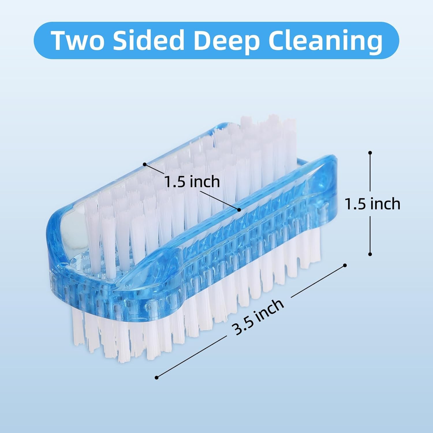 5 Pack Nail Brush for Cleaning Fingernails – Two Sided Hand Fingernail Scrub …