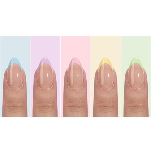 French Tips Kit 150/240 Piece 15 Sizes 3 in 1 Soft Gel Soak Off Nail Extensions