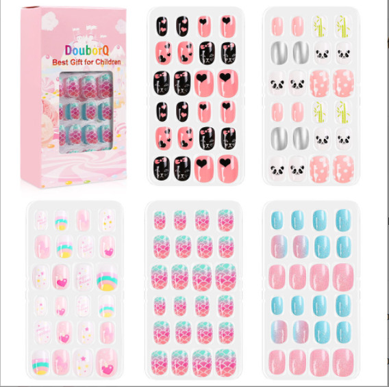 120Pcs/Set Children’s Lovely Nail Enhancement Set Best Gifts For Kids
