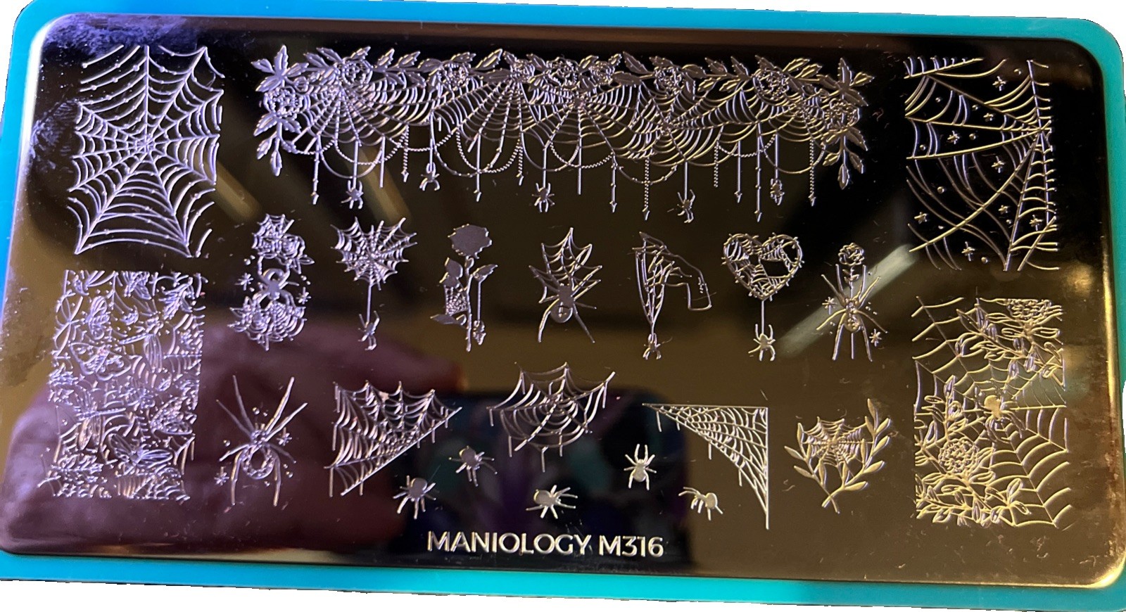 Maniology Nail Stamping Plates – Halloween Lot 5- M313, M006, M316