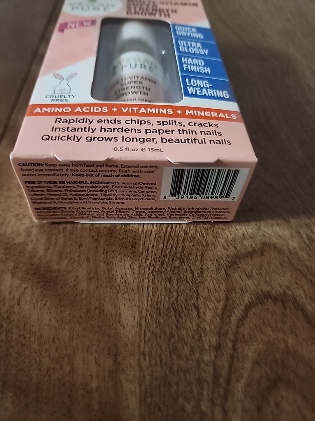 Vegan Pure – Multi-Vitamin Super Strength Growth Cruelty Free .5 Fl Oz