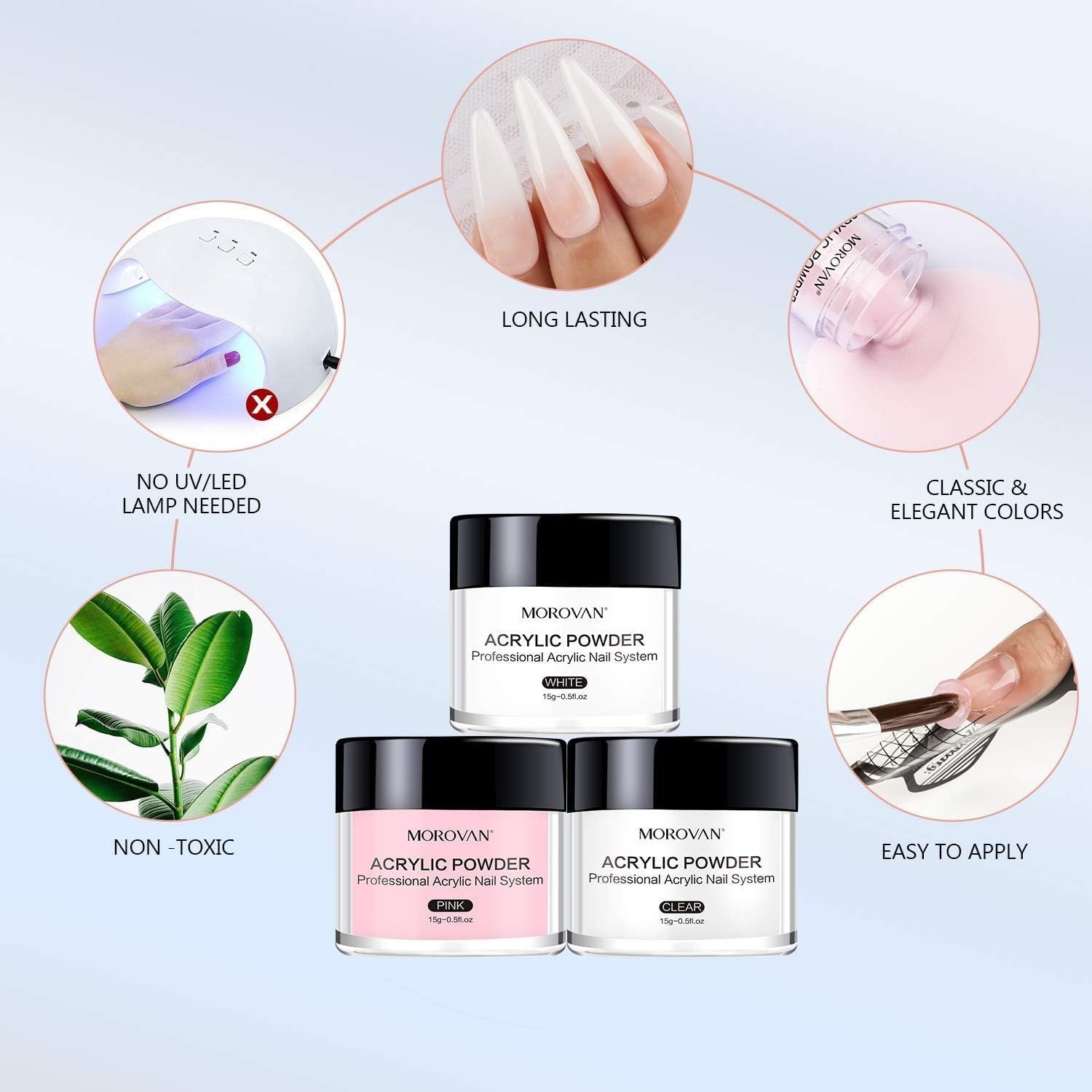 Polvo Acrilico Kit De Para De Uñas Ideal Regalo Para Mujer
