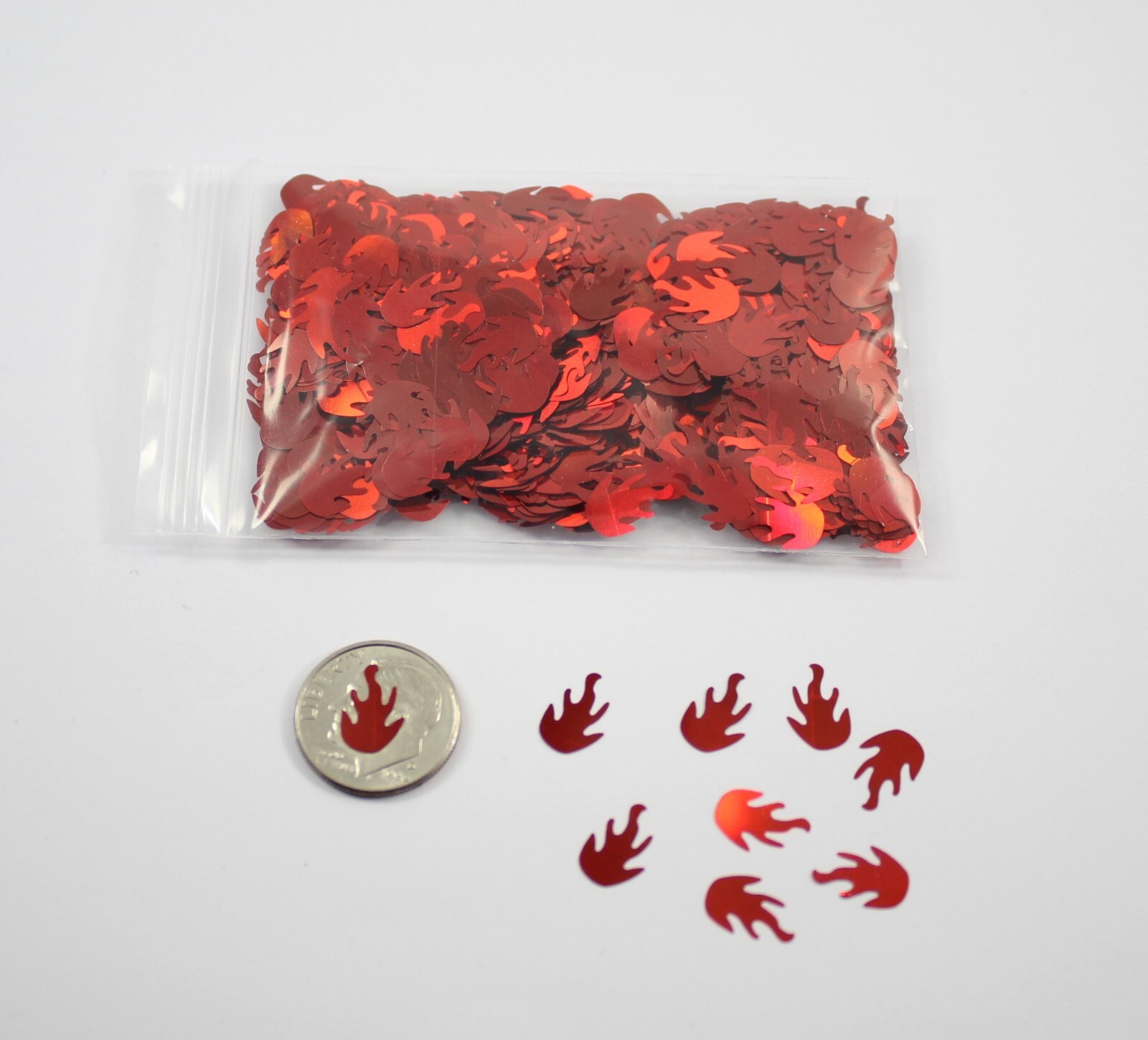 Fire Flame Shaped Solvent Resistant Glitter For Nails-Resin-Tumblers-Art-Crafts