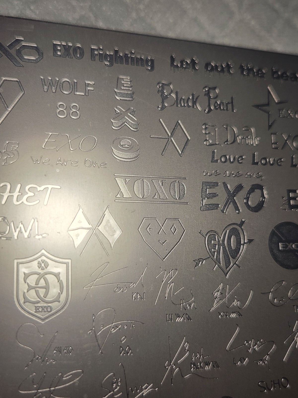 Nail Stamping Plate -K-Pop EXO UX-9061 – New