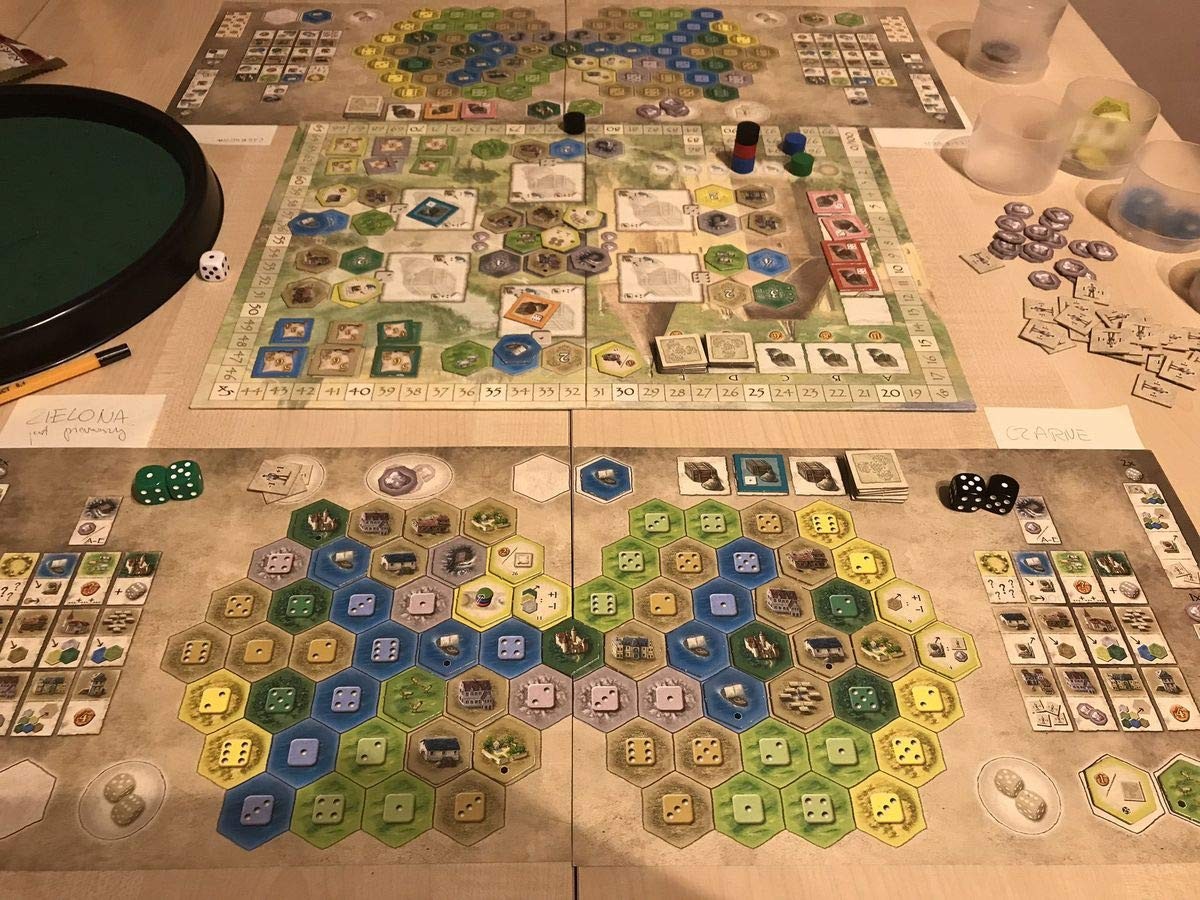 The Castles of Burgundy Board Game: 9th Expansion – Team Game Yellow