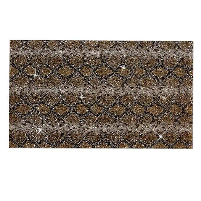 EBANKU Salon Nail Art Table Mat Practice Hand Pad Cushion Diamond Foldable Brown
