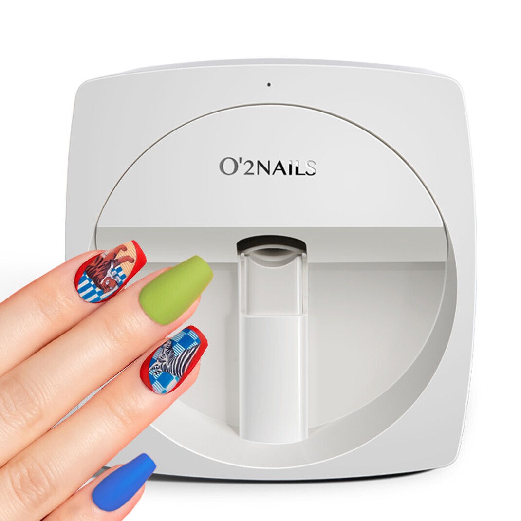 DIY Portable 3D Nail Printer Smart Mobile Art Nail Printer Machine Nail File