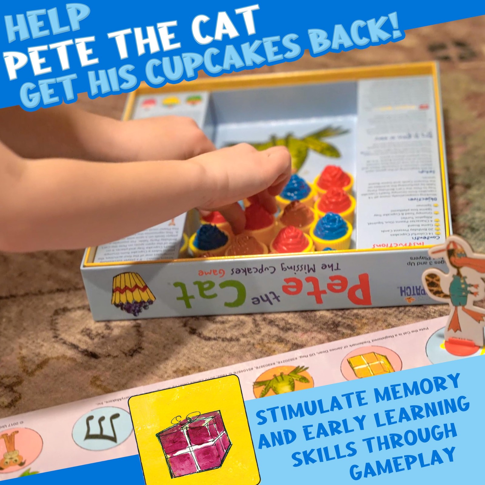 Briarpatch Pete the Cat The Missing Cupcakes Game, Fans of Small, Multi