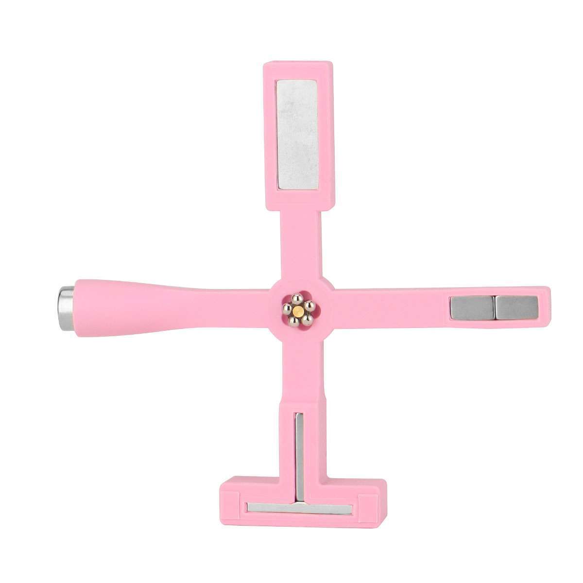 Nail Art Magnet Cross Shaped Nail Polish Magnet 5-in-1 Magnetic Polish for DIY