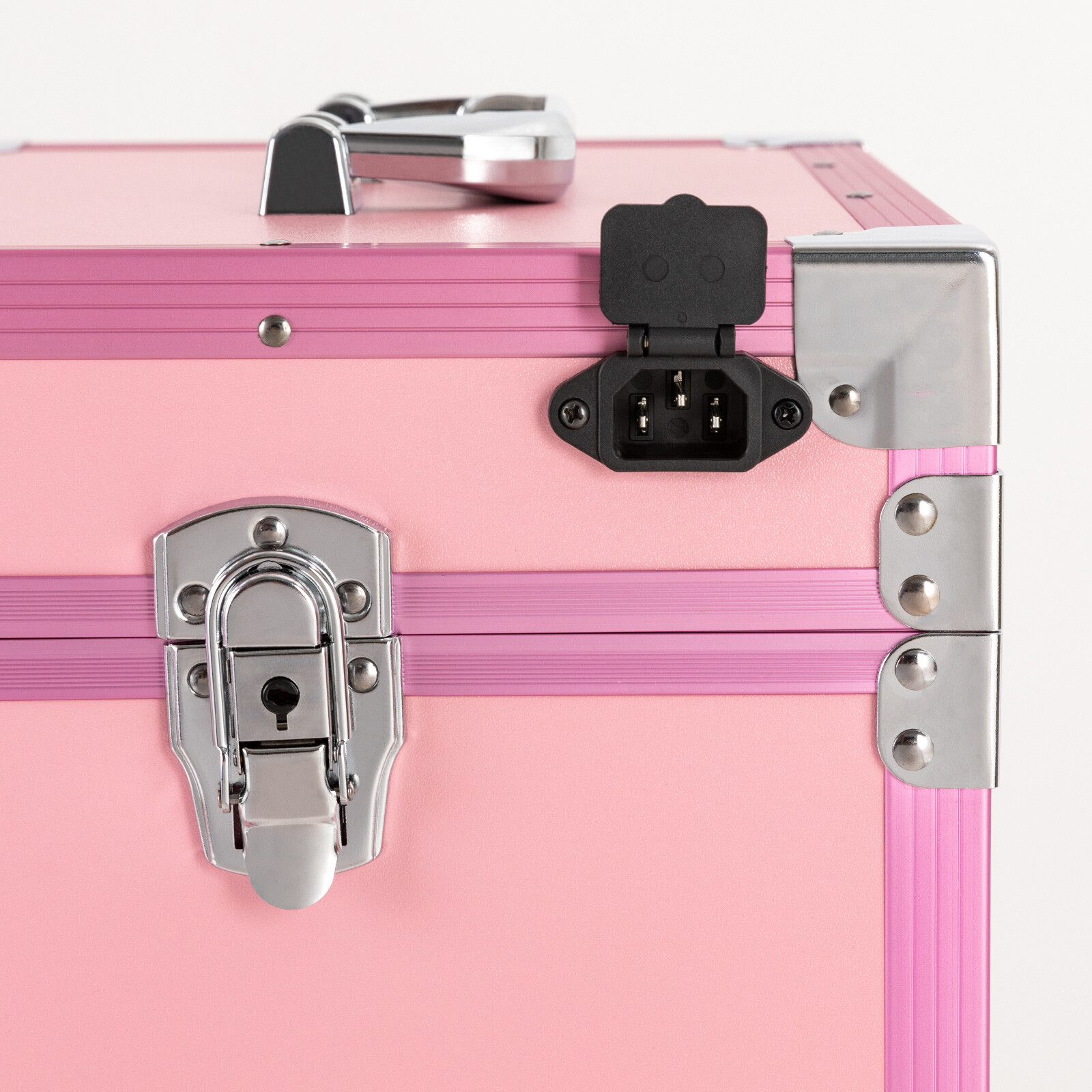 Foldable Manicure Table for Nail Tech, Nail Desk Station Makeup Storage Table
