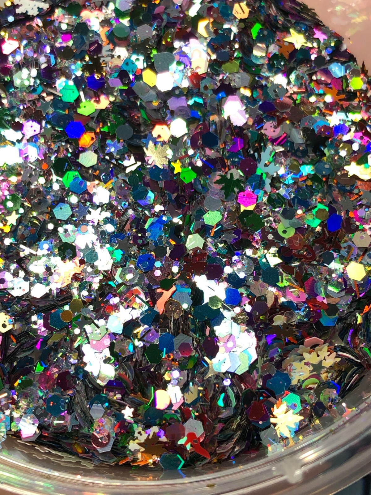 Limited Edition Glitter Mix PARTY WORLD acrylic-gel-nail-art USA seller M6